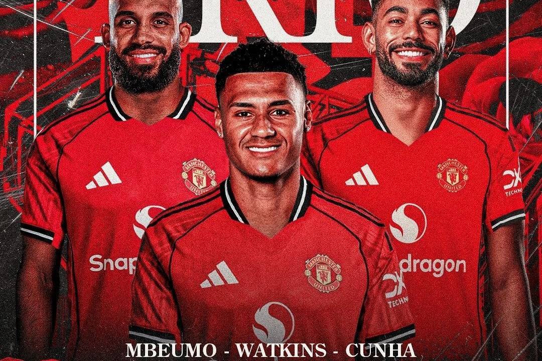 曝沃特金斯愿加盟曼联，最低5000万可买到！曾搭档姆贝莫无需磨合